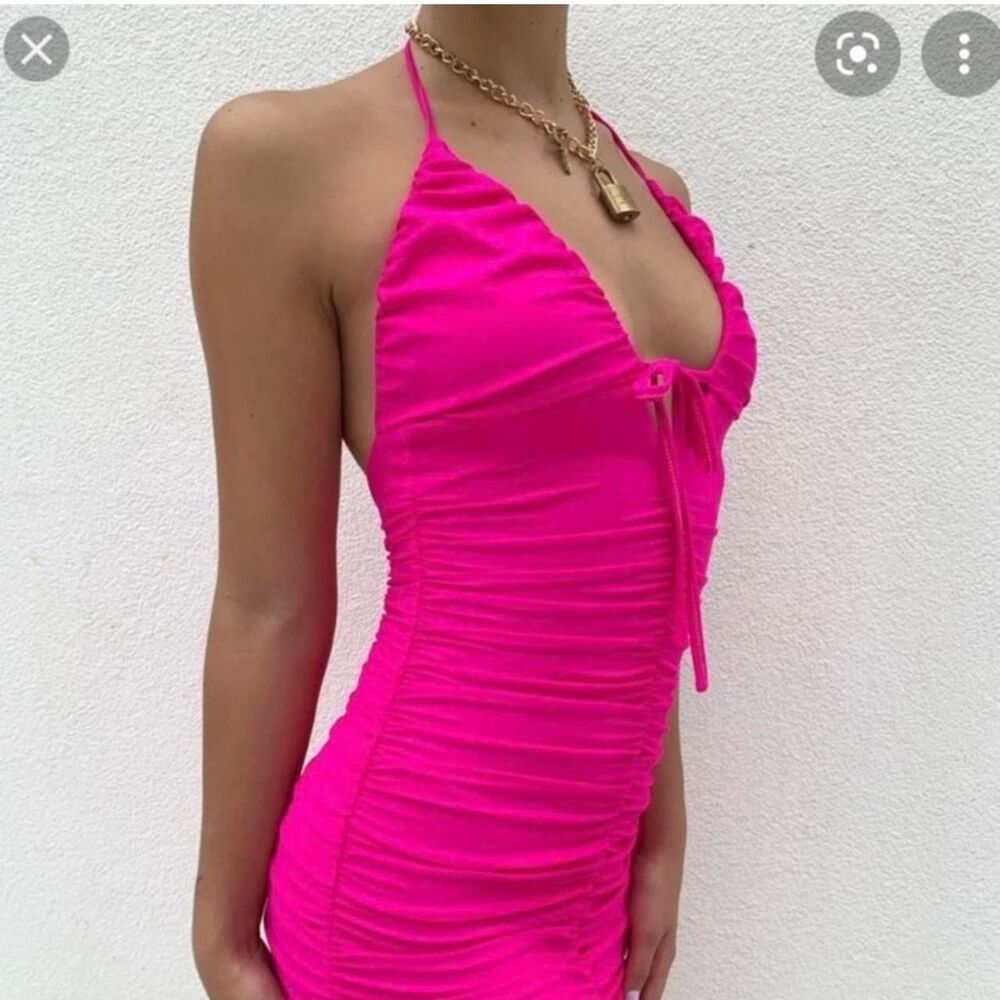 Tiger Mist Hot Pink Dress - Picture 2 of 5
